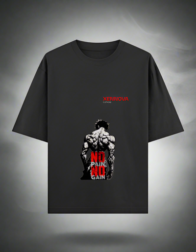 Muscular Anime Oversized Classic T-Shirt