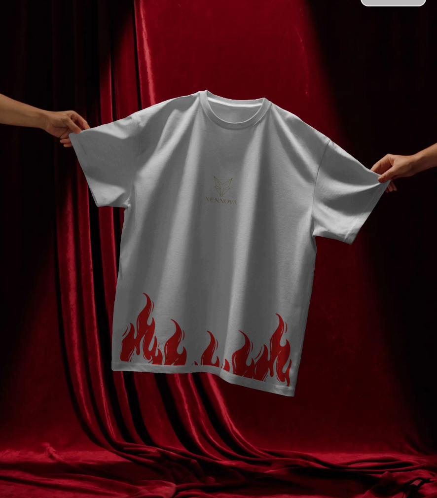 Exclusive Fire Oversized Tee