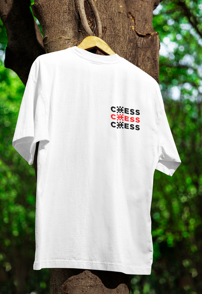 Chess AOP Oversized Tee – Unisex Streetwear with All-Over Chess Print